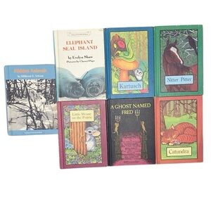 Set of 7 Vintage Weekly Reader Books Children's Book Collection Hardcover